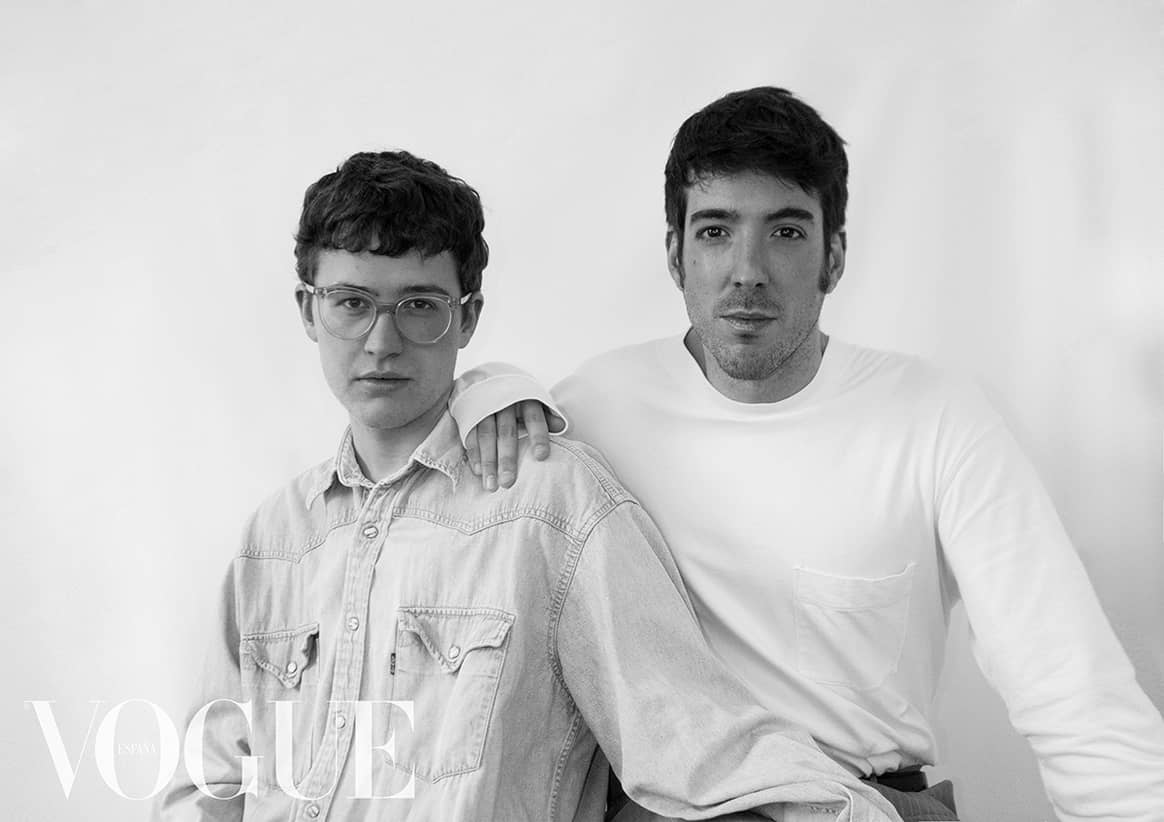 Los diseñadores David Salvador y Javier Zunzunegui, de Habey Club, finalistas al Vogue Fashion Fund 2023.