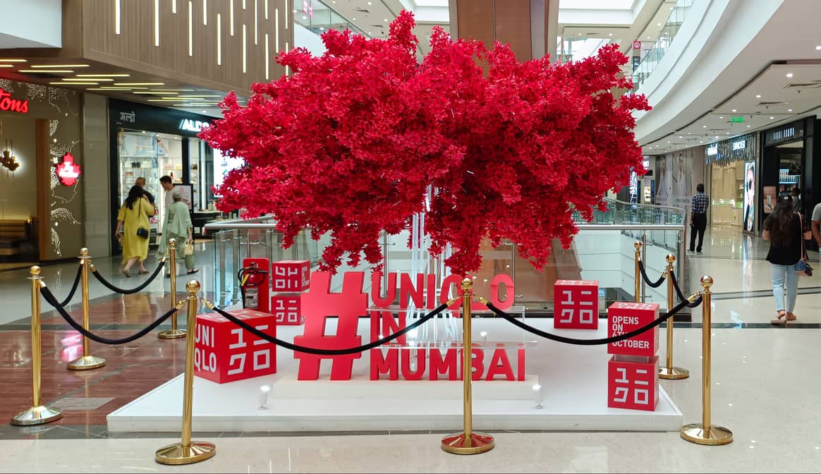 Uniqlo in Mumbai. Credits: FashionUnited
