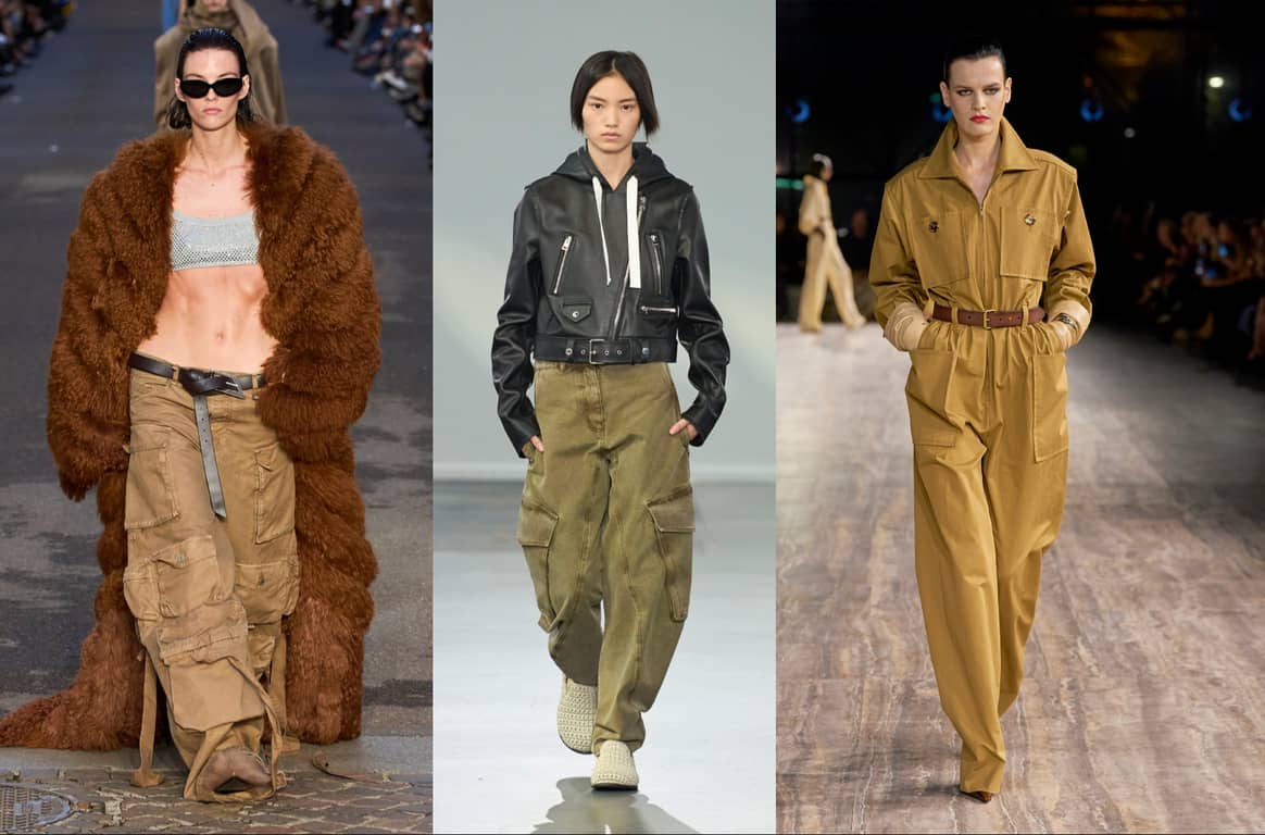 (v.l.n.r.) Utility at The Attico, JW Anderson and Saint Laurent