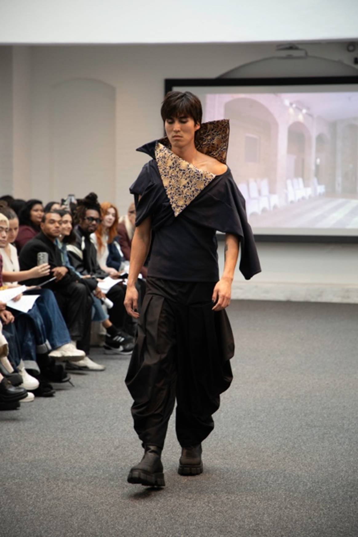 Zeshaan Iqbal, UCA graduate show, London Fashion Week SS24.