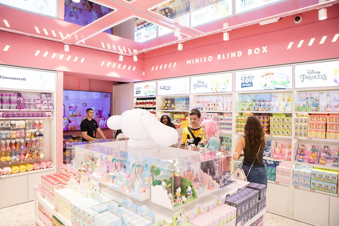 Miniso ’Blind Box’ concept store in London