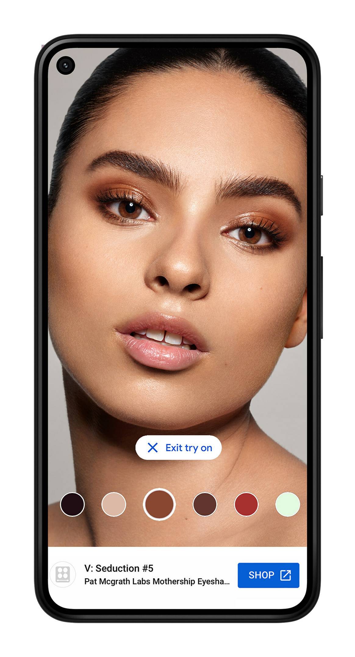 Google's AR virtual try-on tool for Pat McGrath Labs