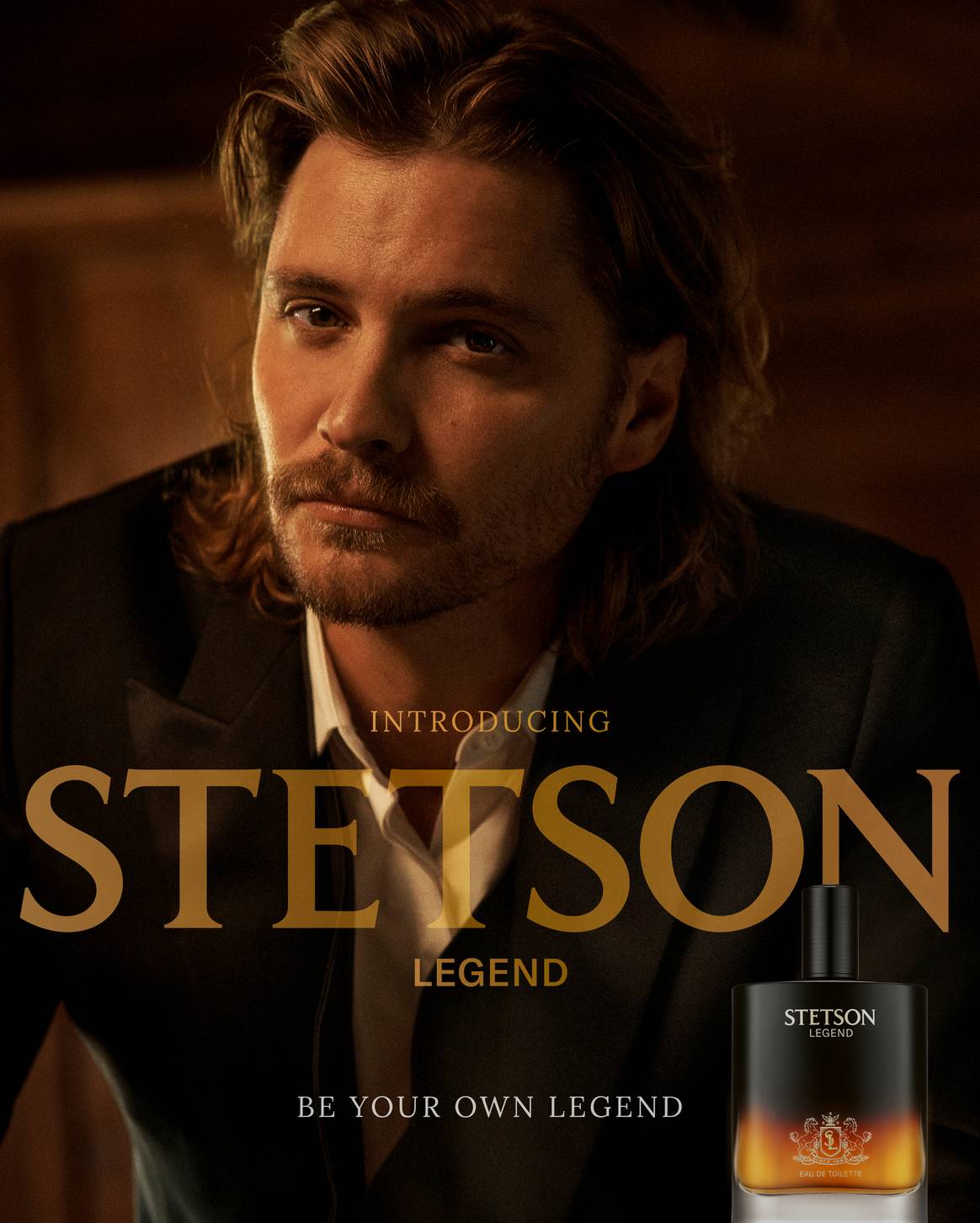 ‘Stetson Legend’ fragrance campaign fronted by Stetson brand ambassador and actor Luke Grimes