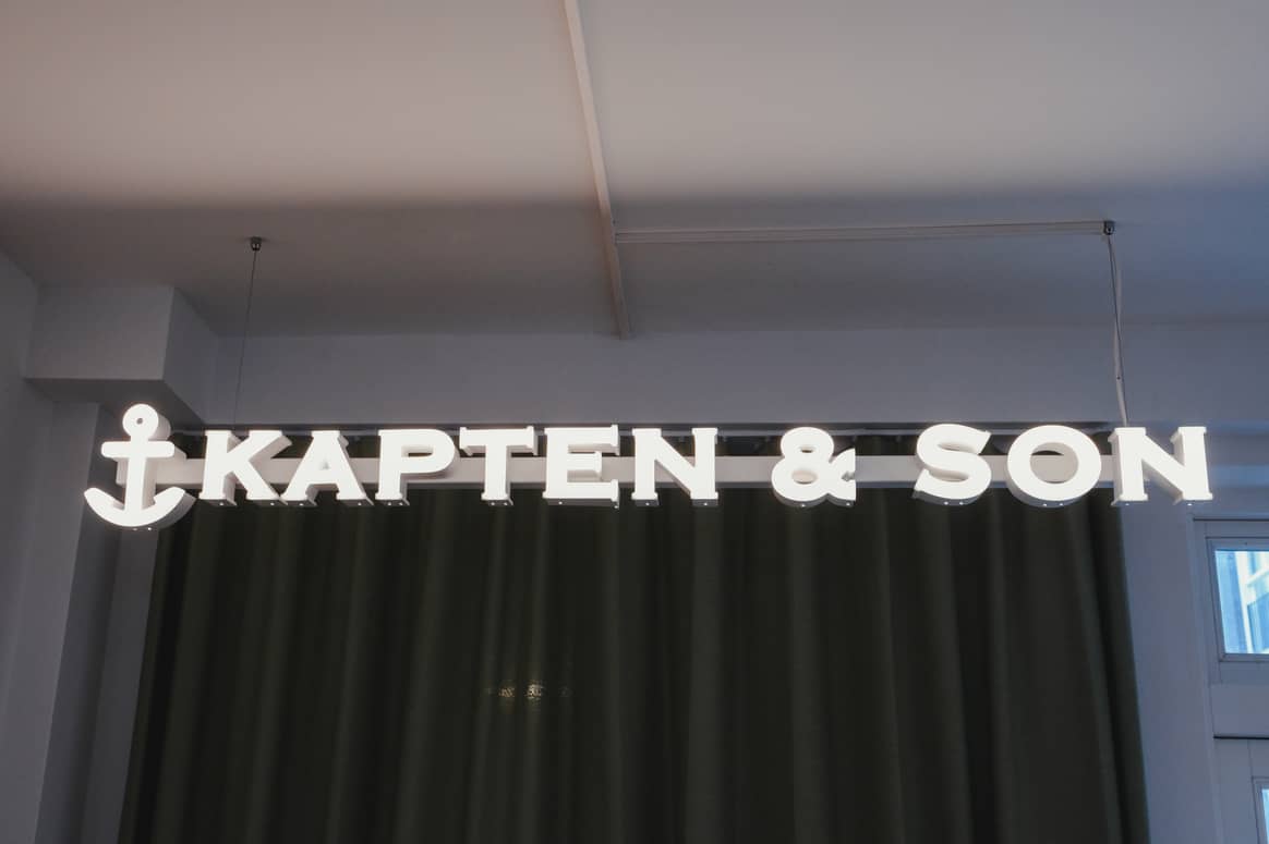 De eerste Nederlandse winkel van Kapten & Son.