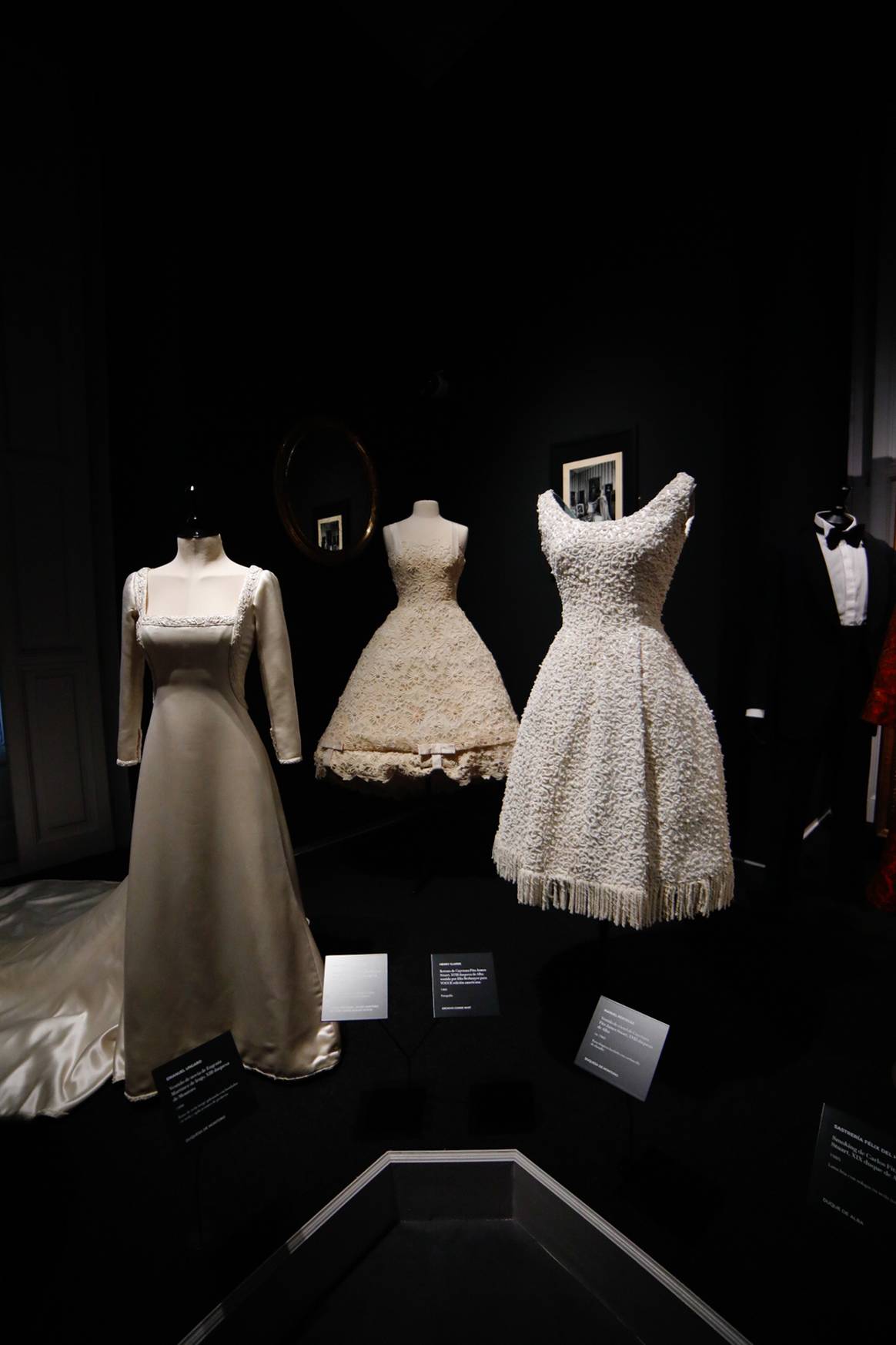 Interior de la exposición “La moda en la Casa de Alba”, en el Palacio de Liria de Madrid del 19 de octubre de 2023 al 31 de marzo de 2024.