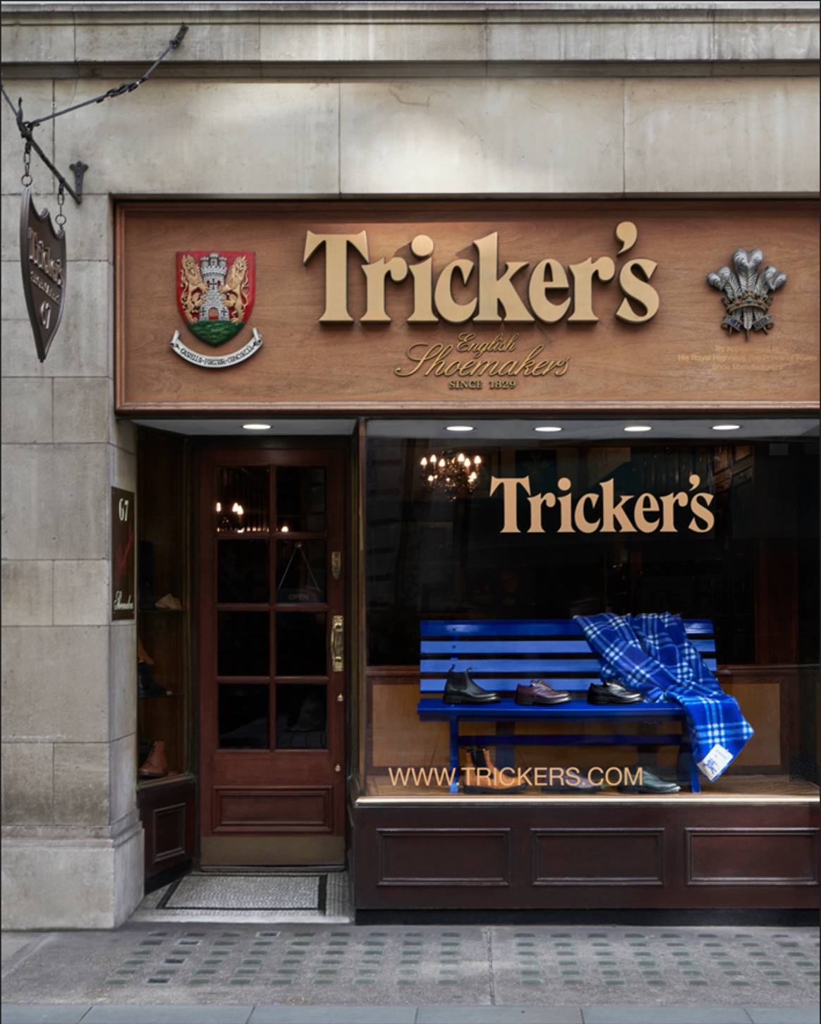 Burberry window takeover at Tricker’s