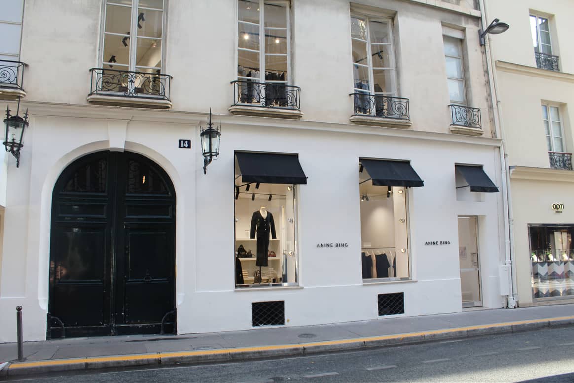 Boutique Anine Bing à Saint-Germain-des-Prés