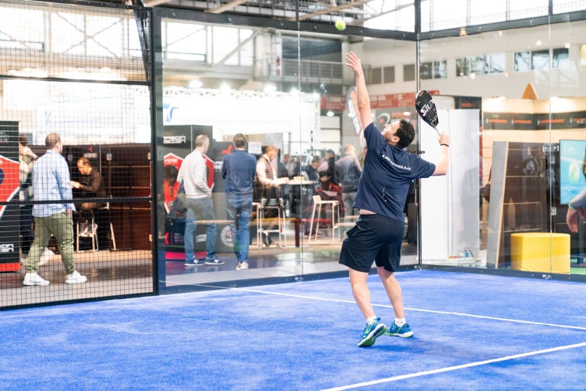 Padel - the new trend sport will also be presented at ISPO
Munich.