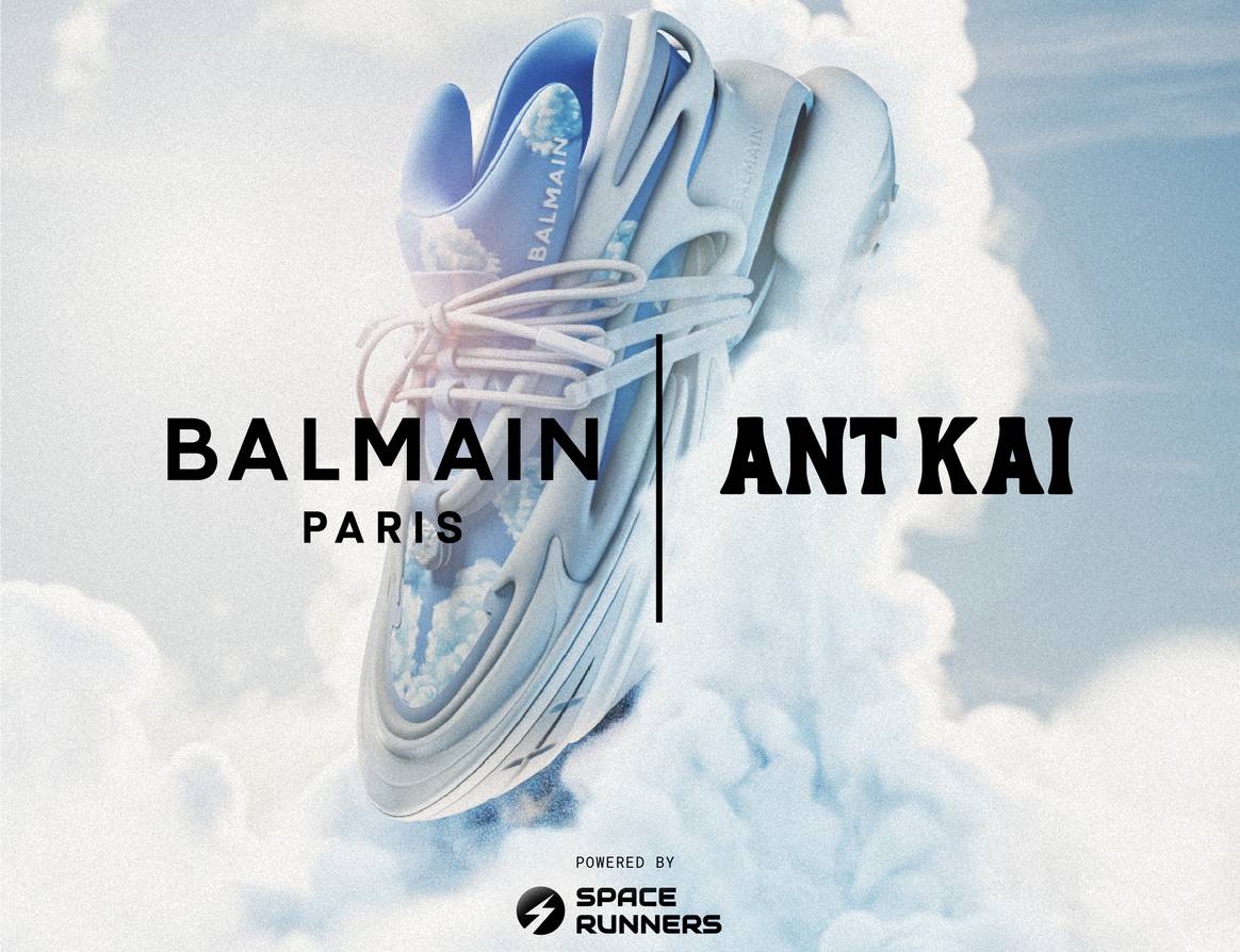 Balmain x Space Runners, Unicorn sneakers by Ant Kai.