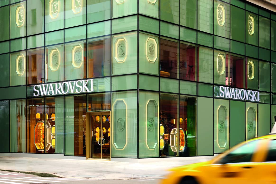 Swarovski flagship store on 5th Avenue in New York.