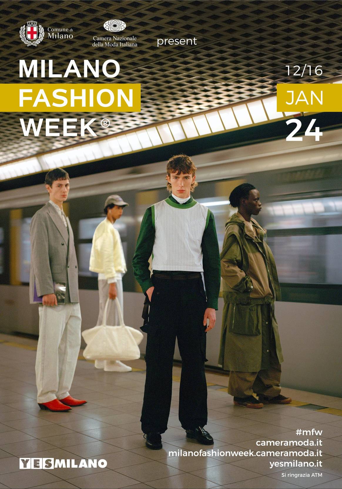 La fashion week dedicata all'uomo parte il 12 gennaio