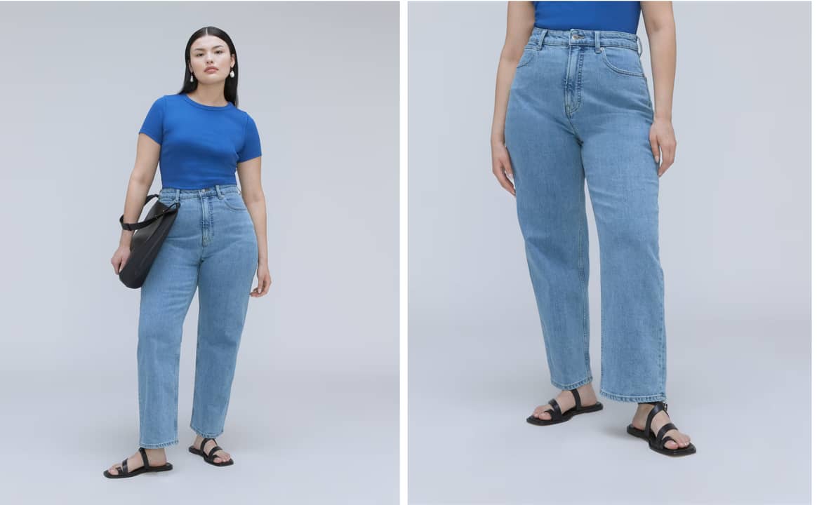 Curvy Way-High® Jean en algodón orgánico