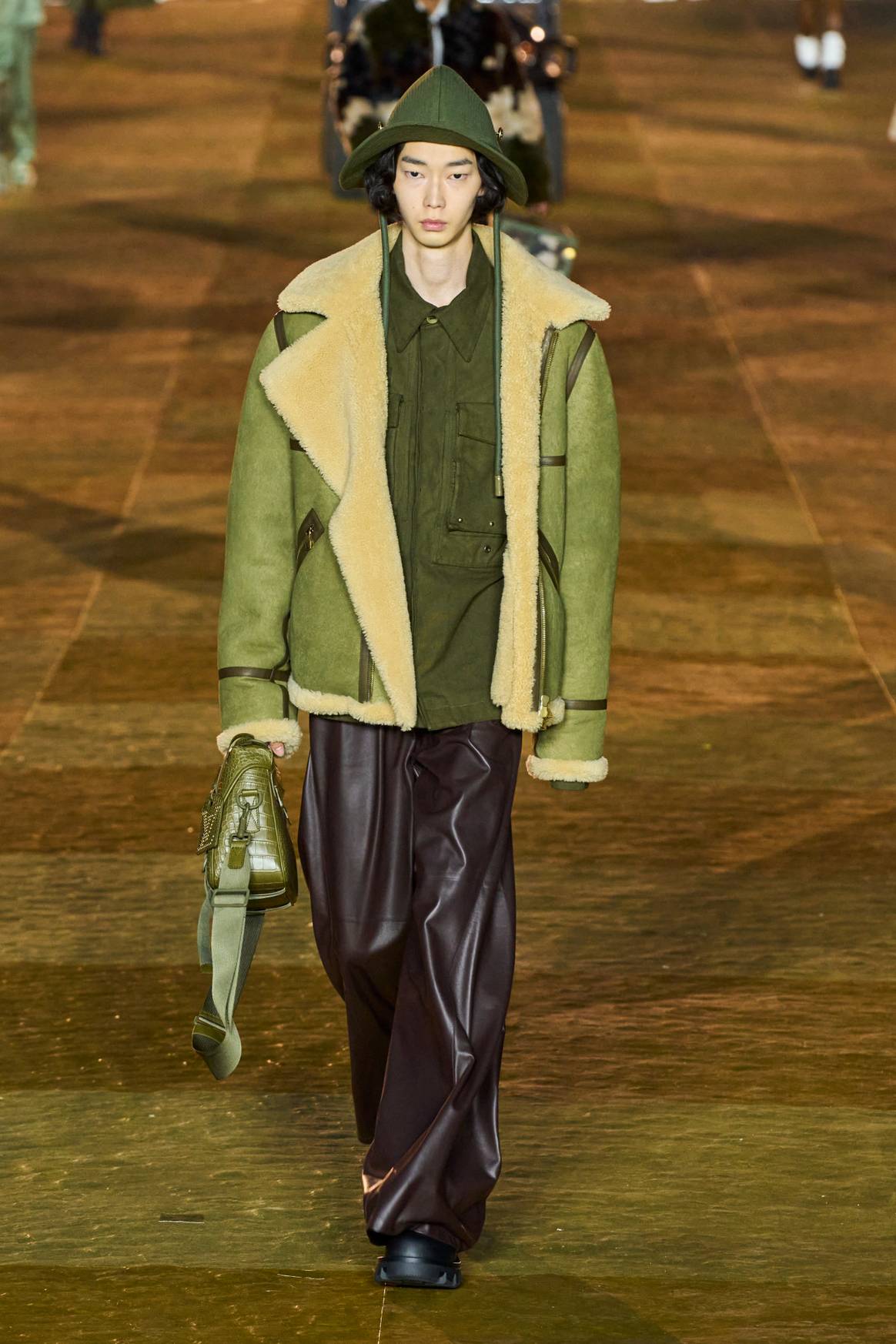 Louis Vuitton ss24 shearling jacket