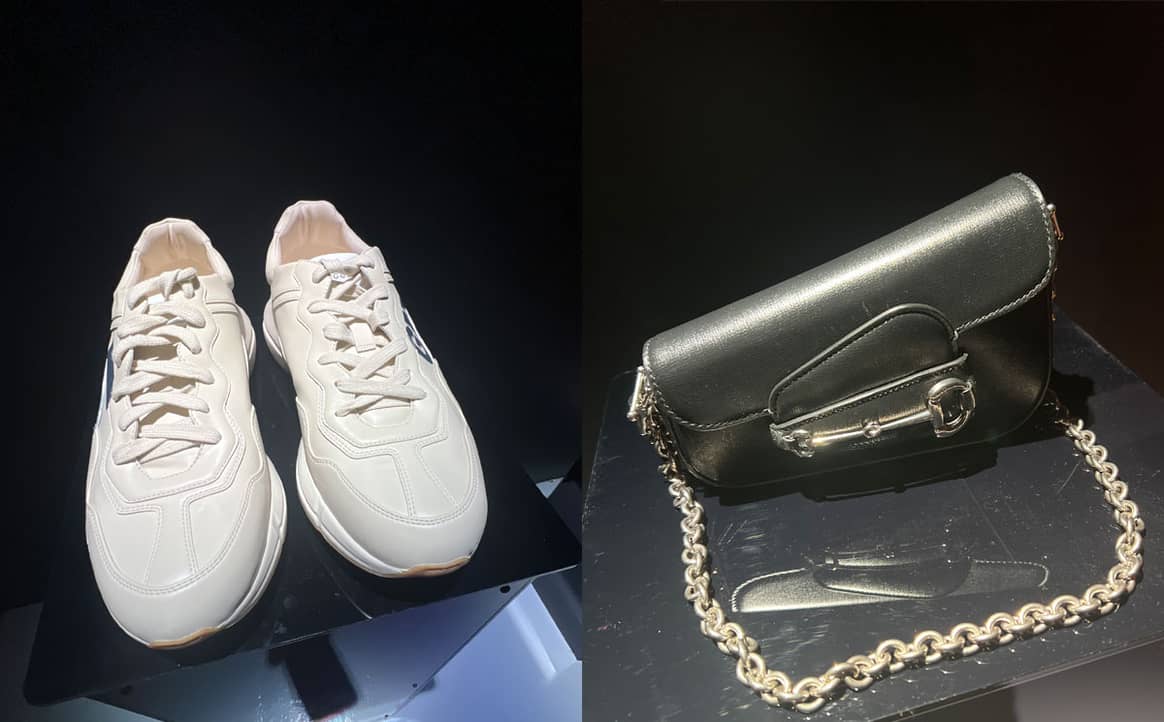 Gucci sneaker Rhyton et sac Horsebit 1955 revisité