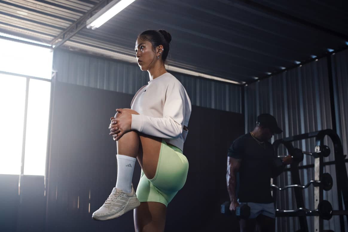 Adidas und Bumble präsentieren 'Gym Buddy'-Sticker. Bild: Adidas