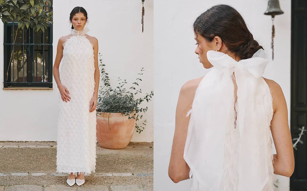 Polín et moi, vestido de novia “Dalia” de la colección “La belleza de una flor”.