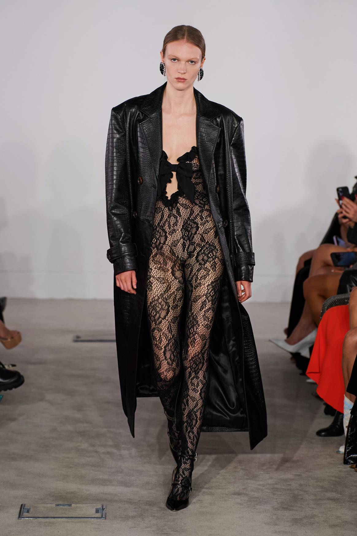 Alessandra Rich FW23 lace catsuit