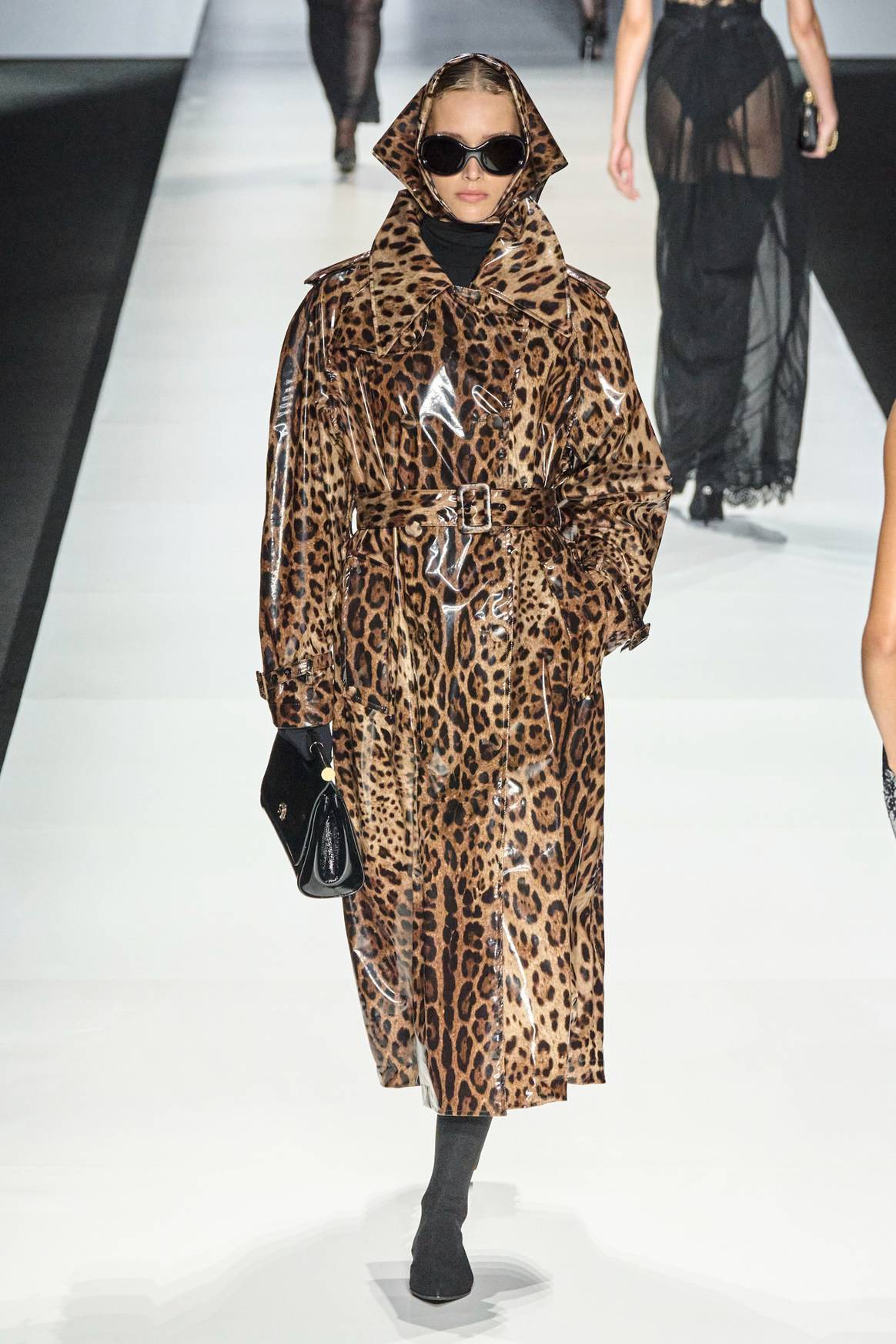 Dolce & Gabbana SS24 leopard trench