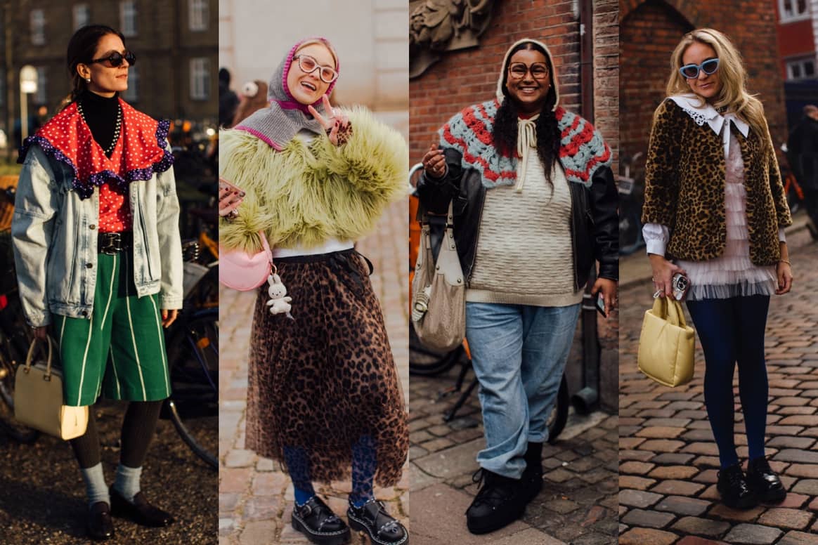 Auffällige Kragen auf der Fashion Week in Kopenhagen