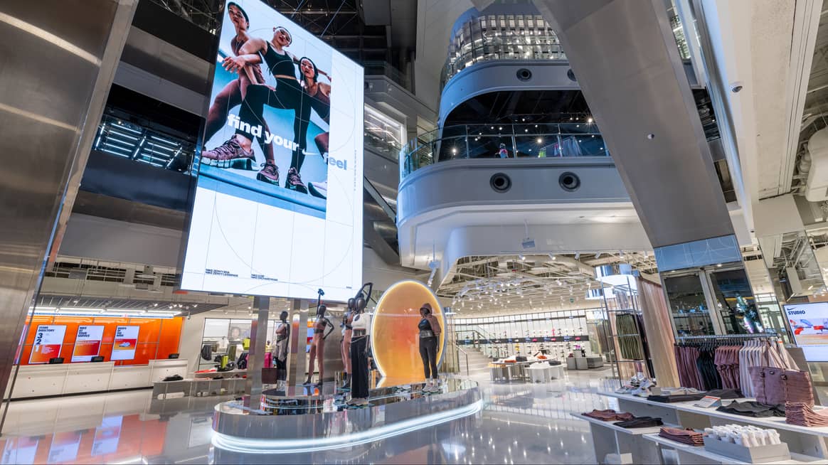 Nikes neuer Store in Singapur mit drei Etagen