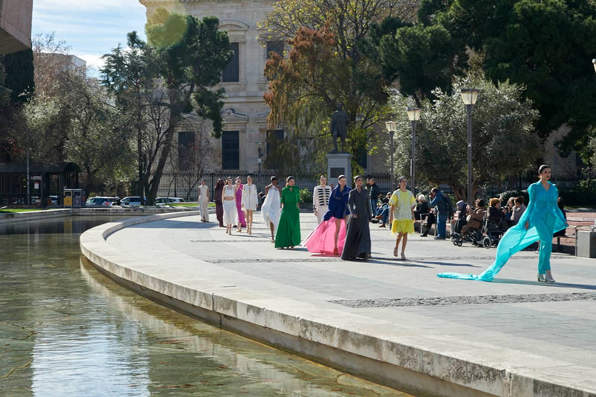 Ceremonia de inauguración de Madrid es Moda, el lunes 12 de febrero de 2024.