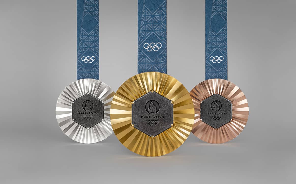 LVMH Médaille écrin Oly Or Argent Bronze