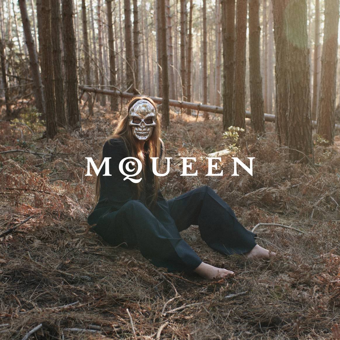 Campaign image from Seán McGirr's AW24 debut collection for Alexander McQueen