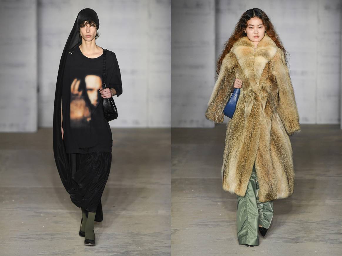 Runway looks from Puppets & Puppets fw24