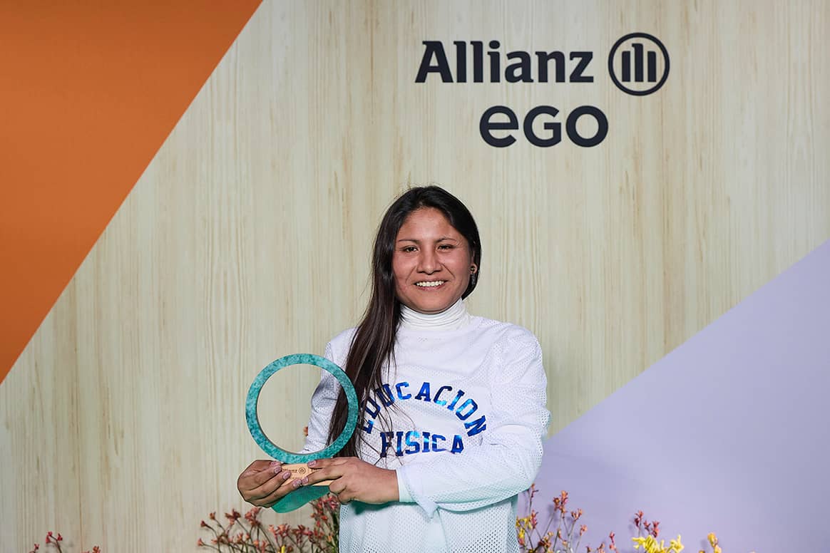 Michelle Lima, ganadora de la sexta edición del premio Allianz Ego Confidence in Fashion.