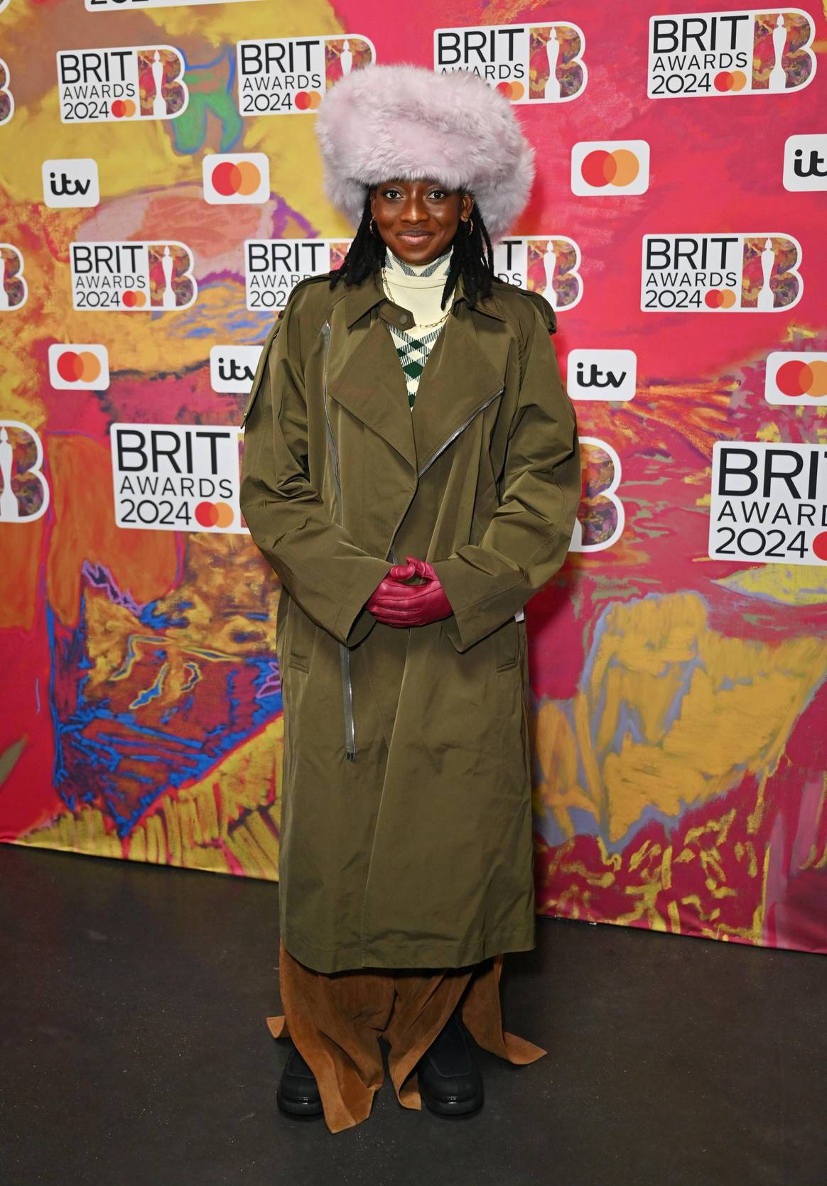 Little Simz in Burberry.