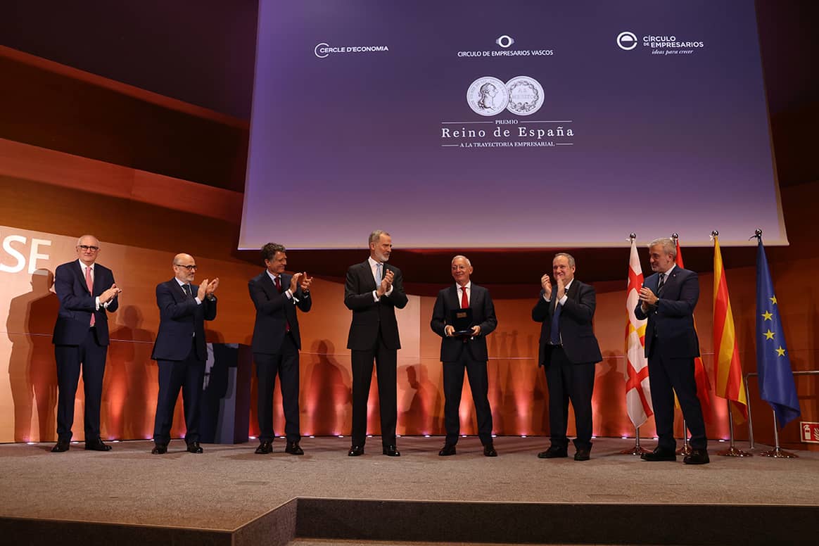 Ceremonia de entrega de la VIII edición del Premio Reino de España a la Trayectoria Empresarial.
