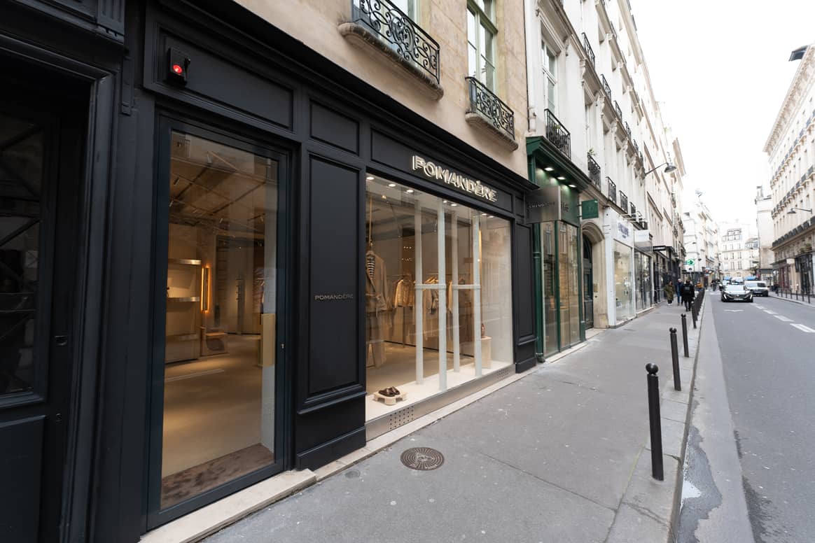 Pomandère inaugure sa première boutique à Paris.