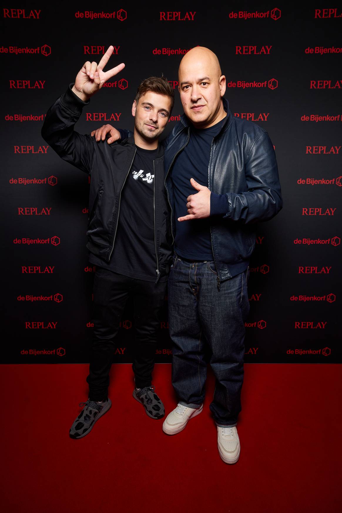 DJ Martin Garrix and Replay CEO Matteo Sinigaglia