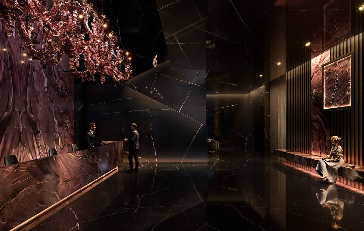 The Lobby at 888 Brickell by Dolce&Gabbana and JDS Development Group.