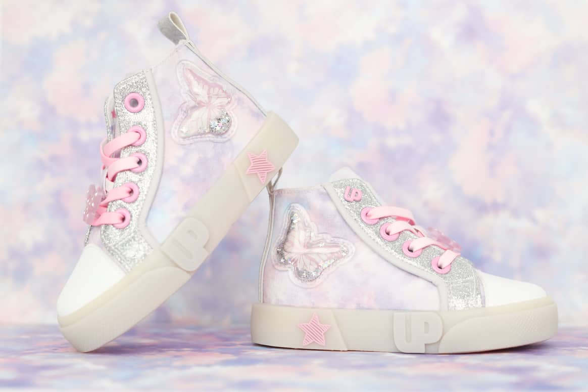 Ground Up Girl’s Butterfly High Tops