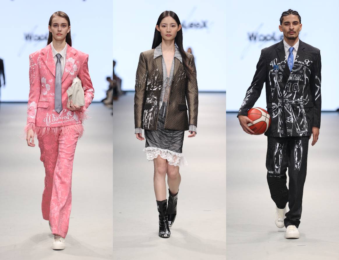 Looks from WooLeeX's AW24 collection.