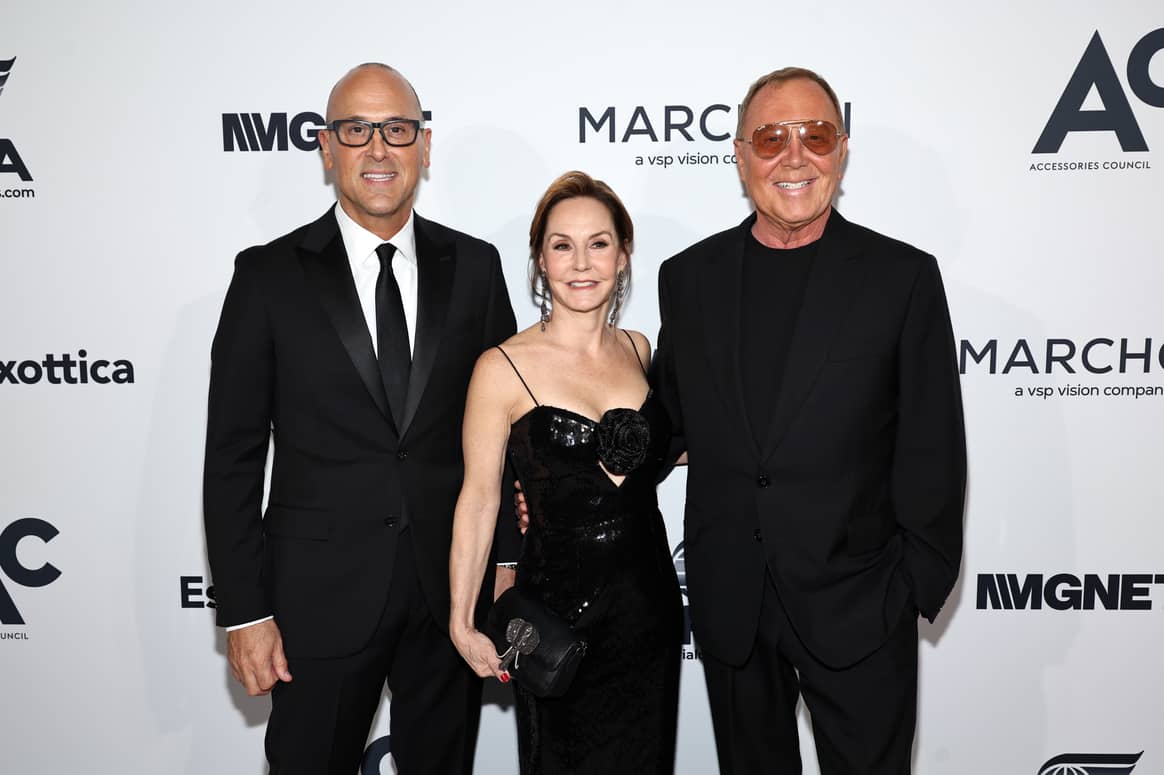 Frank Zambrelli, Karen Giberson and Michael Kors attend the 2024 ACE Awards