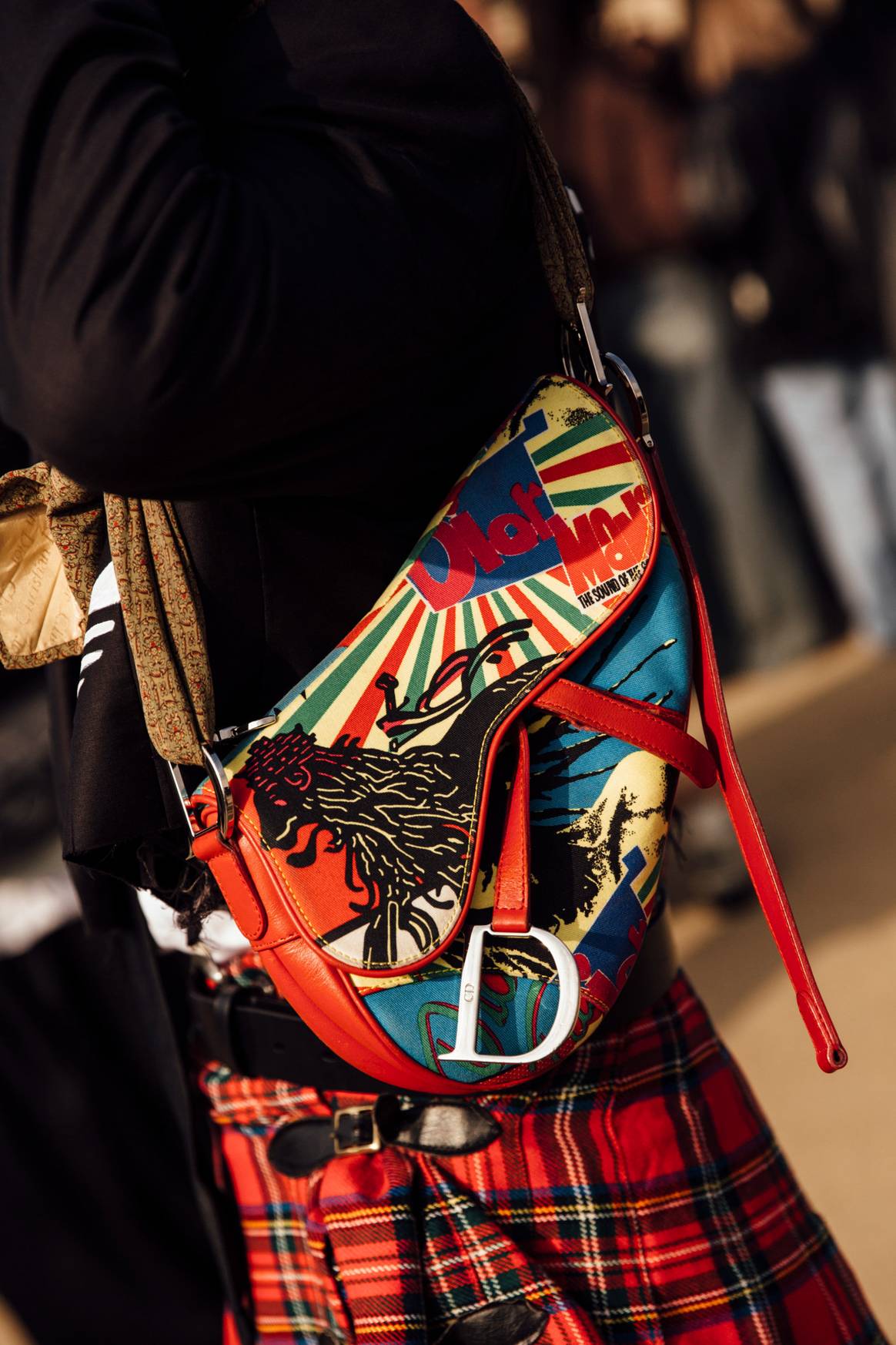 Dior ‘Rasta Mania’ Saddle bag
