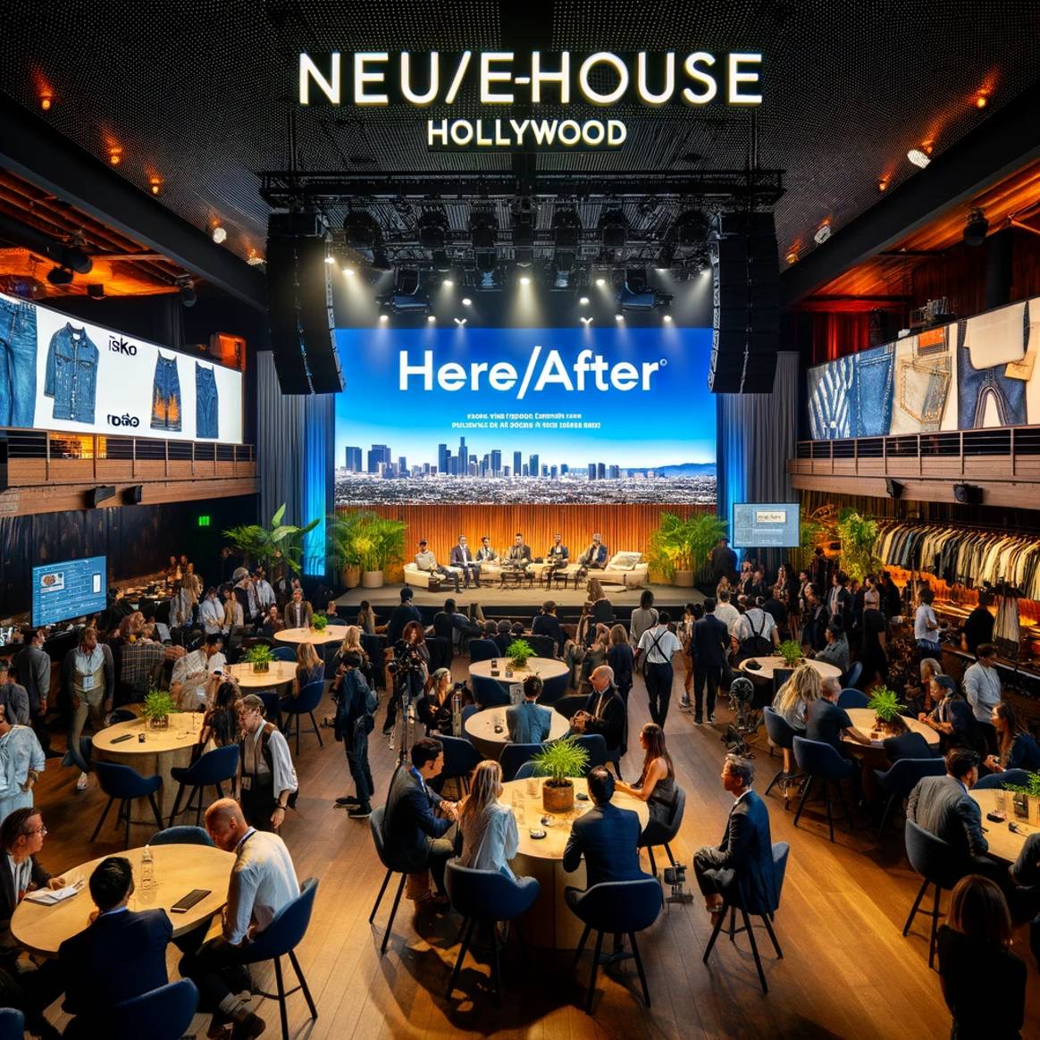 Generative AI image of Here|After debut denim event in Los Angeles