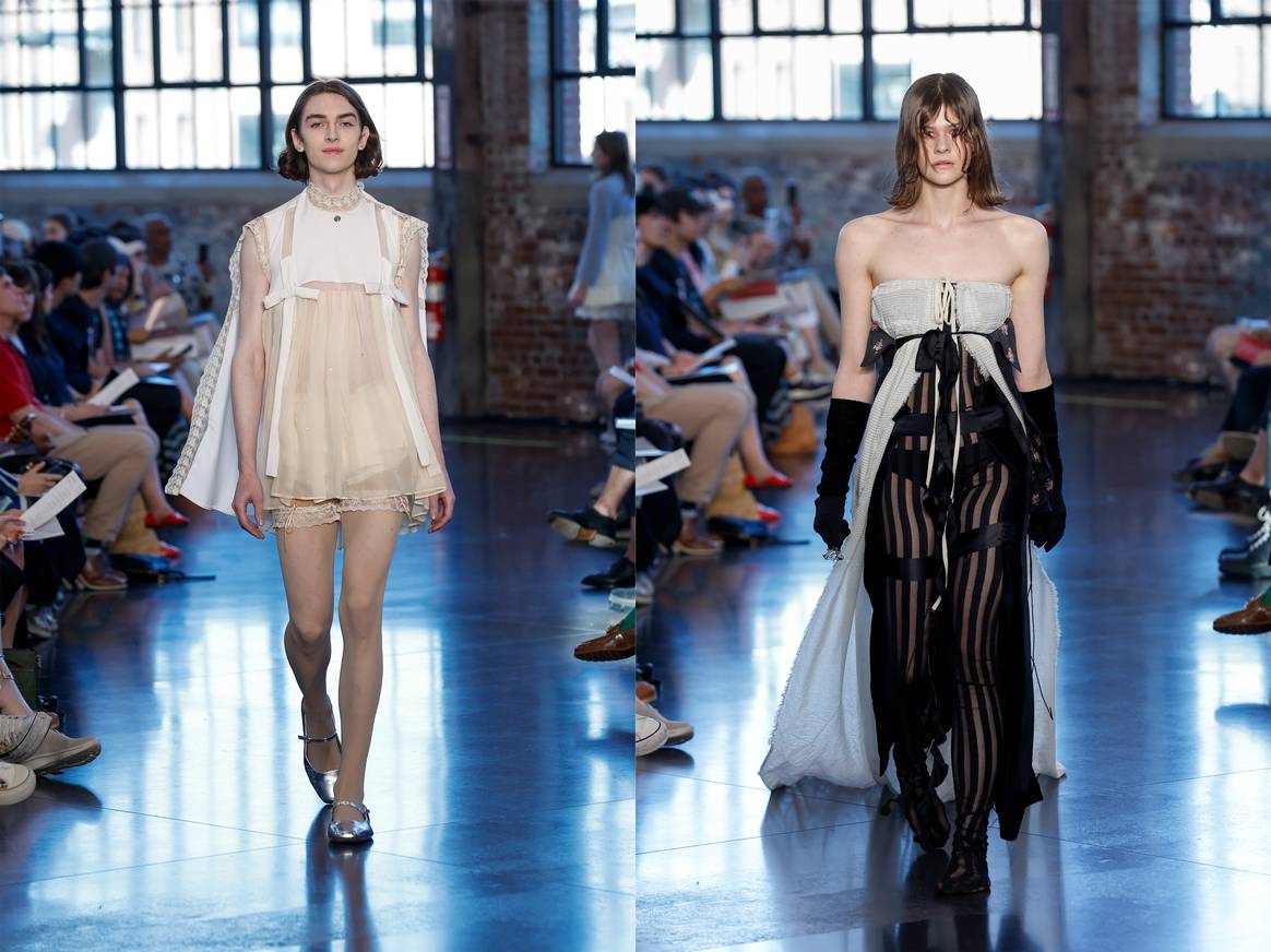 Looks from Ace Yin and Gene Suh