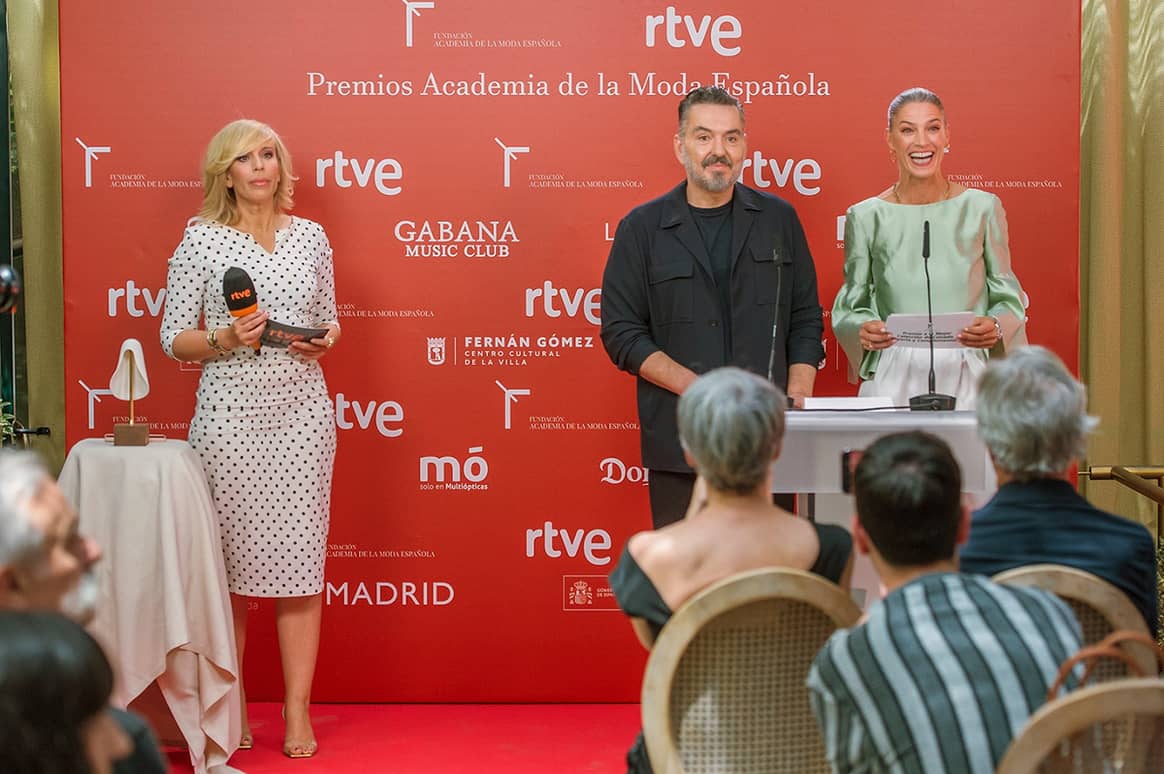 Juan Duyos, María Eizaguirre y Laura Sánchez durante la presentación de los nominados a la primera edición de los premios FAME.