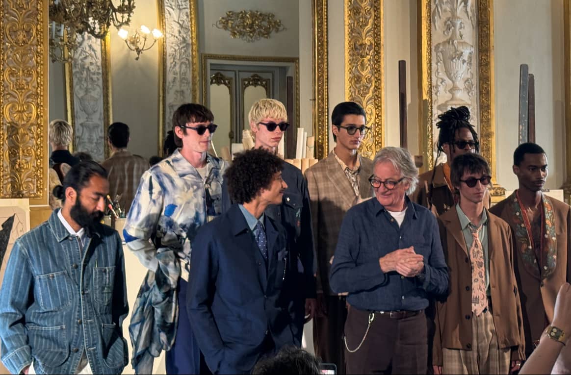Paul Smith presents his new collection and collaboration with Lee