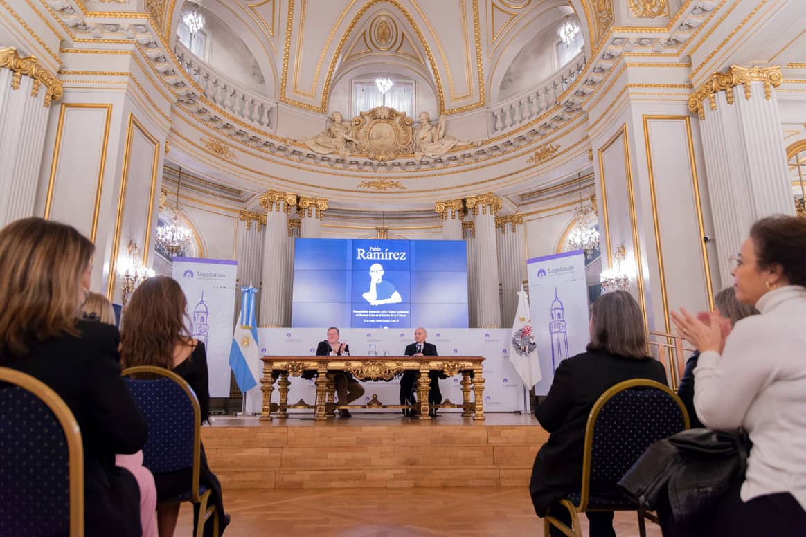 El diseñador argentino Pablo Ramirez fue declarado “Personalidad destacada de la cultura”.