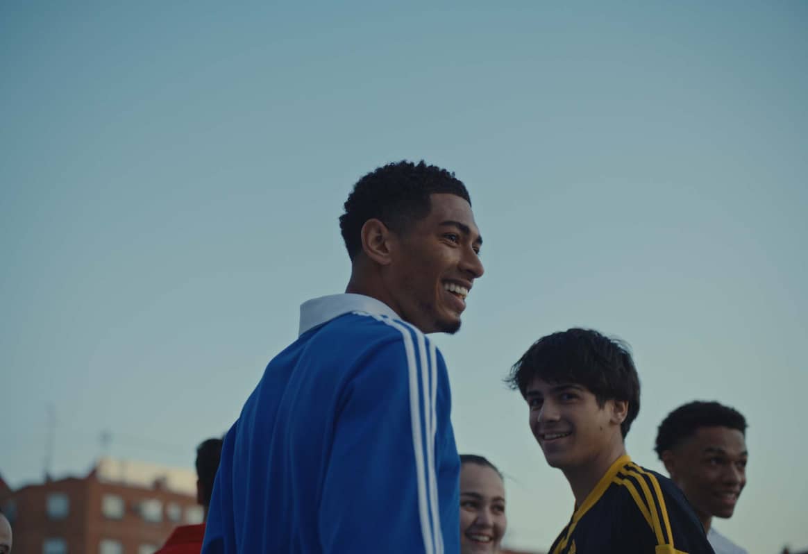 Jude Bellingham in Adidas' brand campaign.