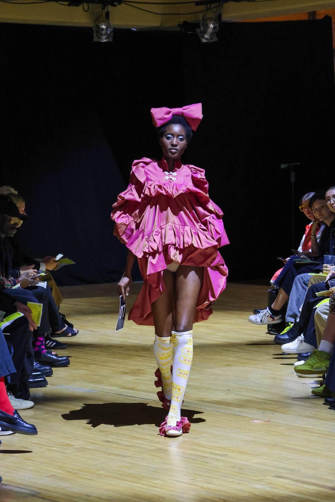 A look by Faye Yakorn, Kingston School of Art bachelor fashion show 2024.