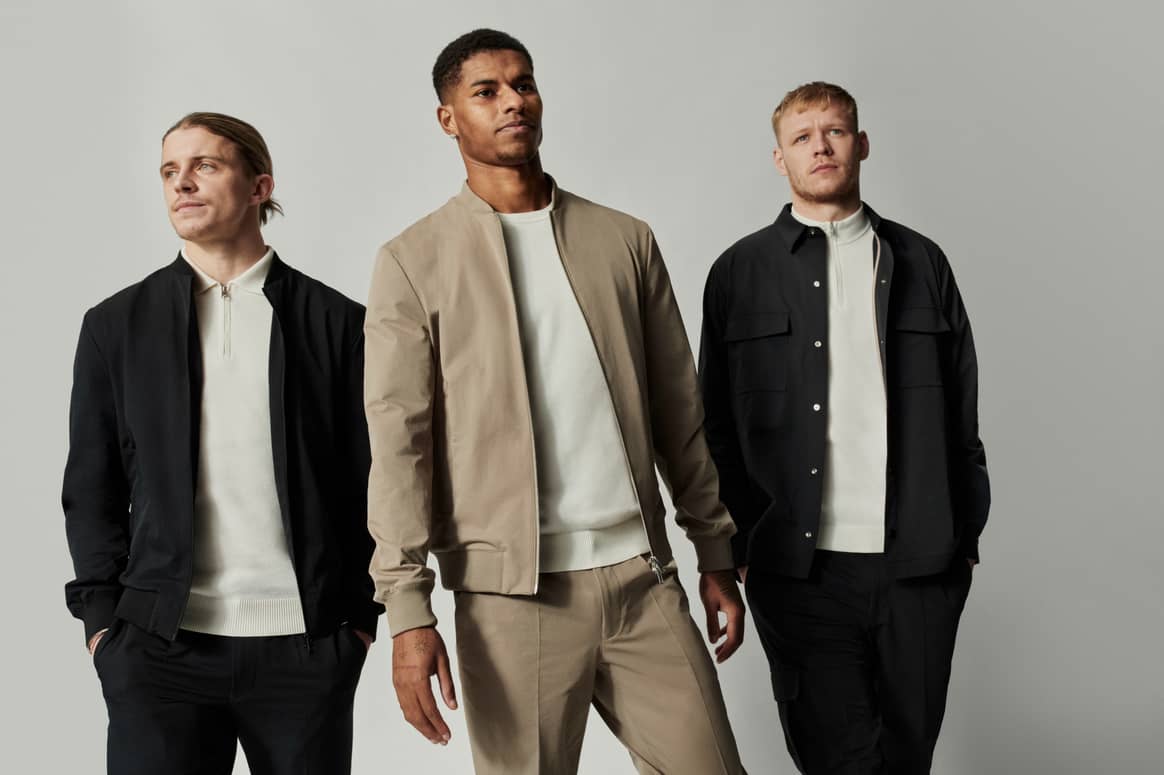 Football stars in Marks & Spencer's FA campaign.