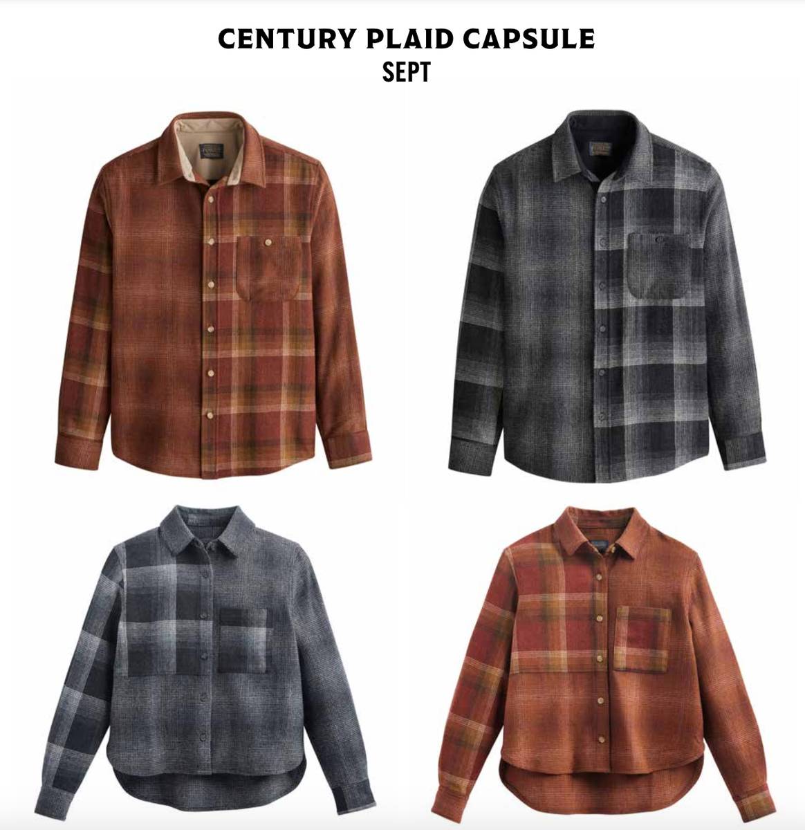 Pendleton Woolen Mills Century Plaid capsule collection