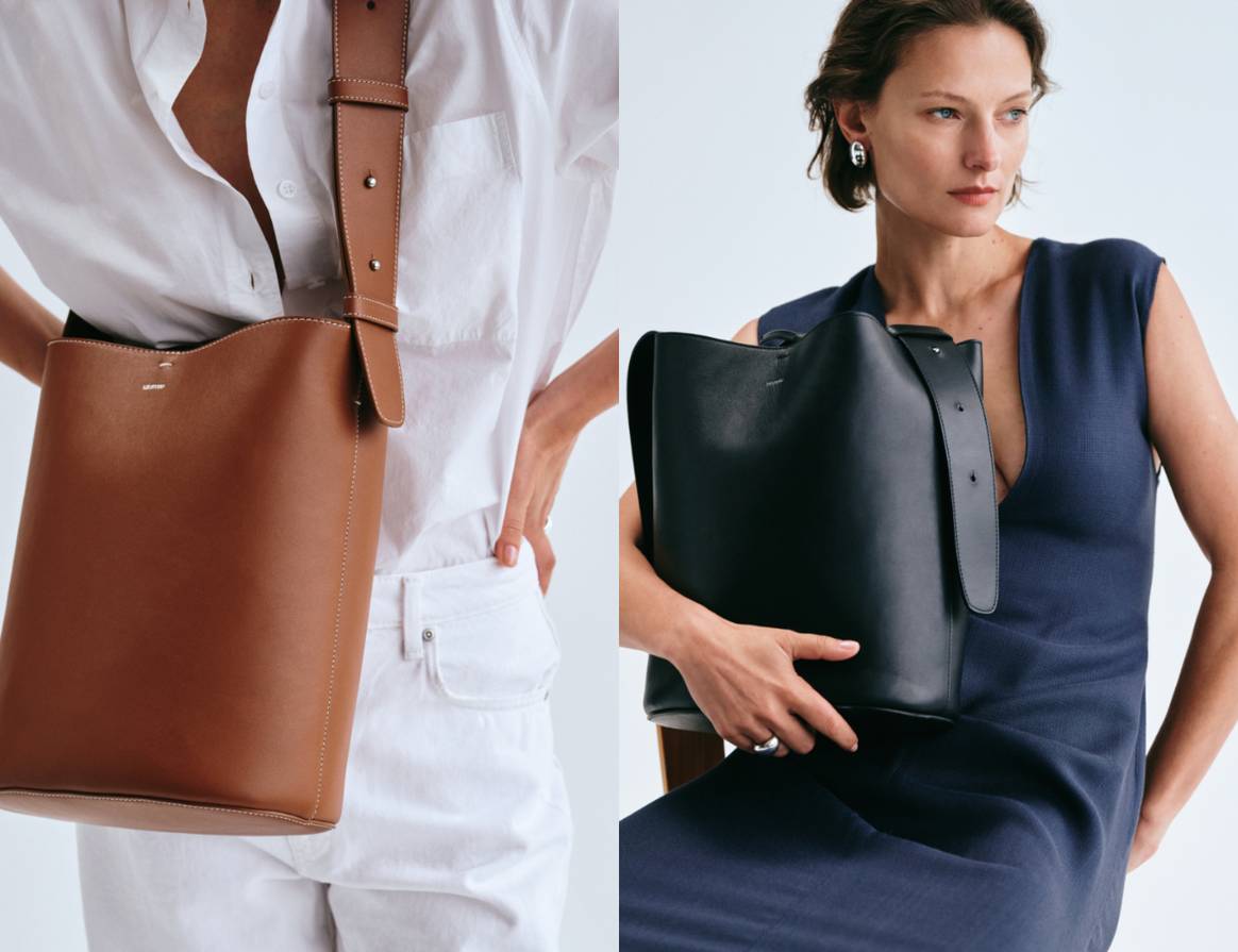 Items from Lié Studio's first leather collection.