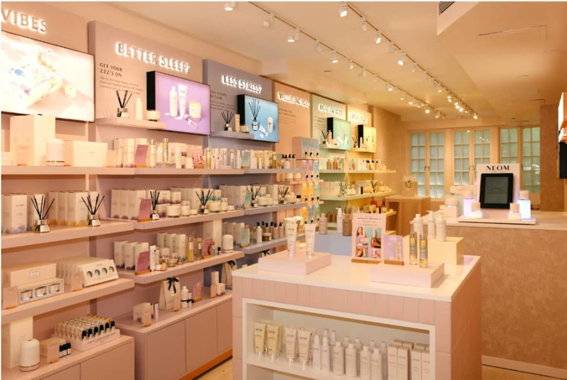 Neom Wellbeing US store on Bleecker Street