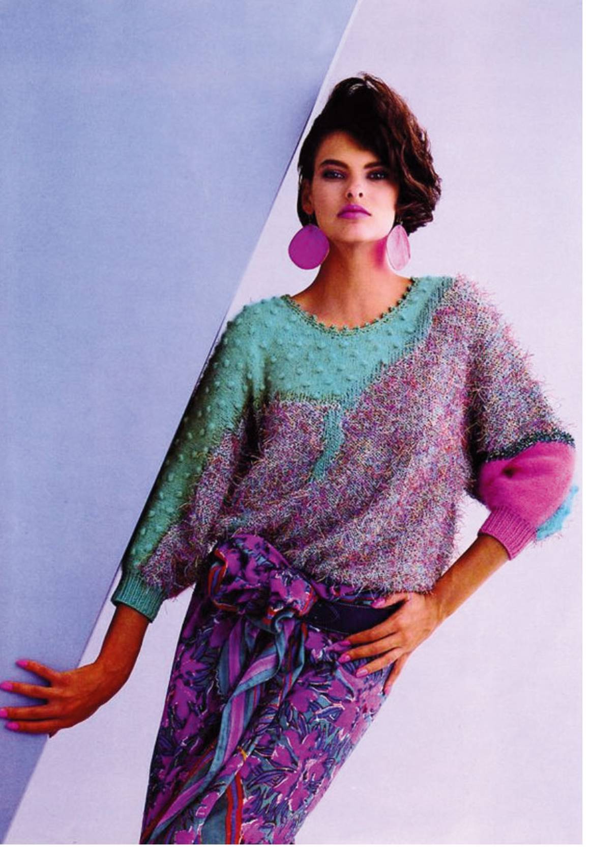 Linda Evangelista pour Anny Blatt